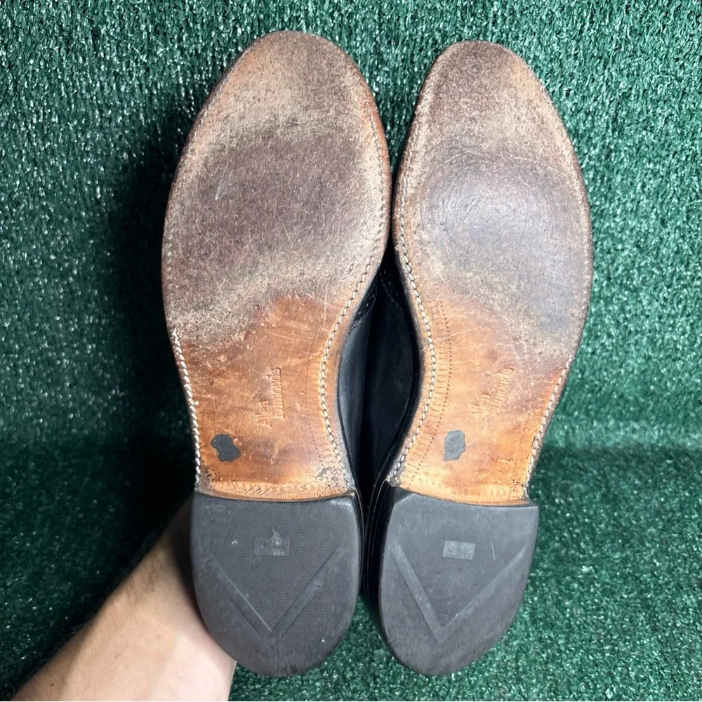 Allen Edmonds Bridgeton‎ Black Leather Tassel Loafers Dress Shoes Mens 11.5 B